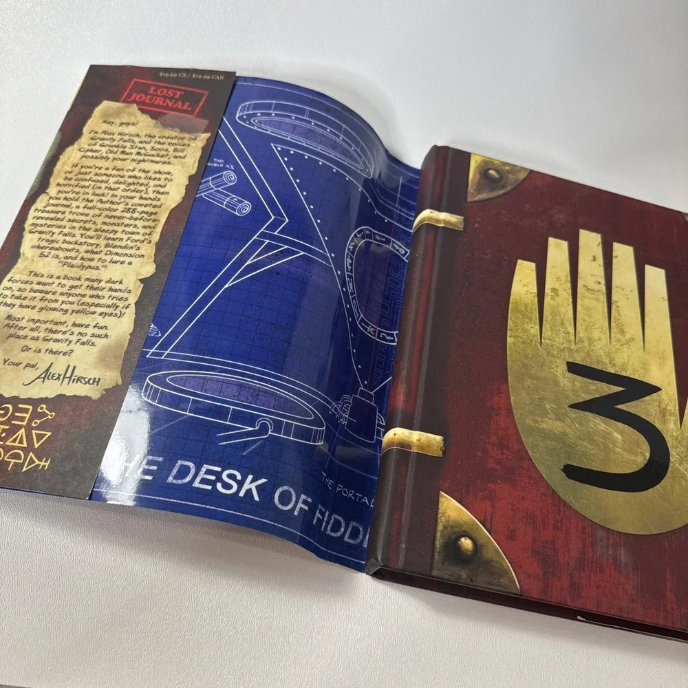 Disney Gravity Falls Journal 3 Hardback First Edition by Alex Hirsch‎
